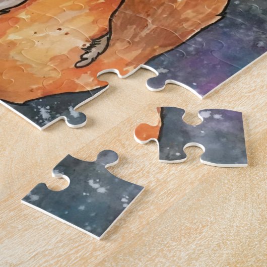 星のキツネ ジグソーパズル (側面)