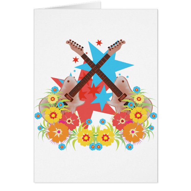 星のギターの花 (正面)