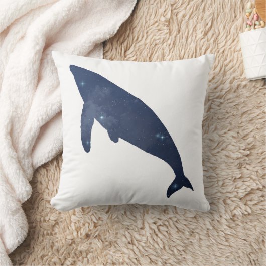 星のクジラの枕 クッション (ブランケット)