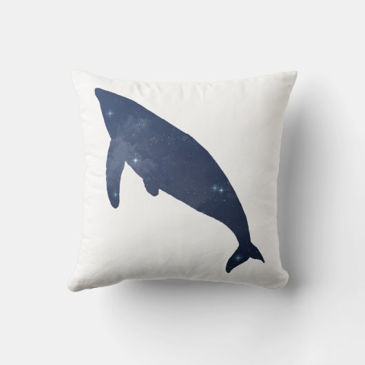 星のクジラの枕 クッション (裏面)