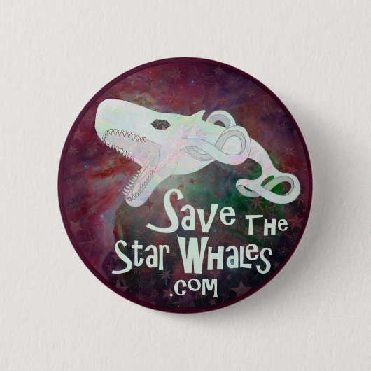 星のクジラを救って下さい: Mobius D 缶バッジ (正面)