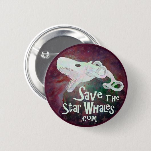 星のクジラを救って下さい: Mobius D 缶バッジ (正面&裏面)