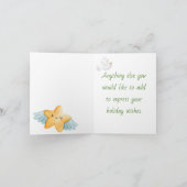 星のクリスマスに自分の天使を作成 シーズンカード (内部)