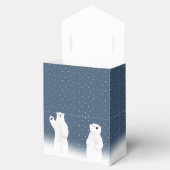 星のクリスマスのホッキョクグマ フェイバーボックス (オープン)