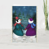 星のクリスマスカードに願い シーズンカード (裏面)