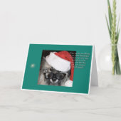 星のクリスマスカードの後 シーズンカード (正面)