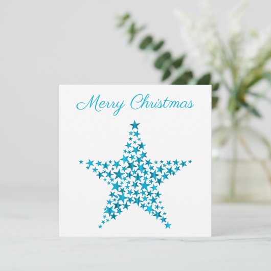 星のクリスマスカード シーズンカード (スタンド正面)