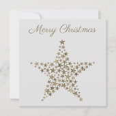 星のクリスマスカード シーズンカード (正面)