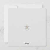 星のクリスマスカード シーズンカード (裏面)