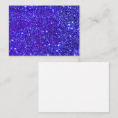 星のグリッターの輝きの宇宙無限きらめく 名刺 (正面/裏面)