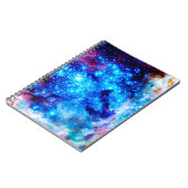 星のグリッター ノートブック (左側)