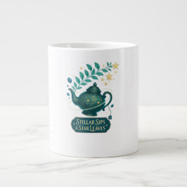 星のシップス&スター離れズマグカップ – Cosmic Tea Cup ジャンボコーヒーマグカップ