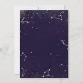 星のシャワーに誘われて星座 招待状 (裏面)