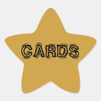 星のステッカーはカードを分類します 星シール