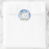 星のステッカーを手に入れる ラウンドシール (バッグ)