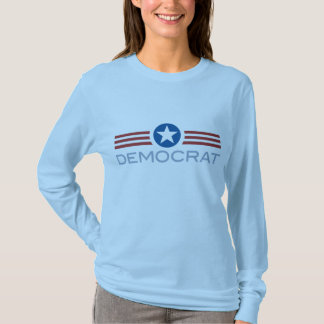 星のストライプな民主党員のTシャツ Tシャツ