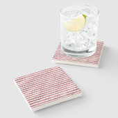 星のストライプ赤白青 ストーンコースター (横)