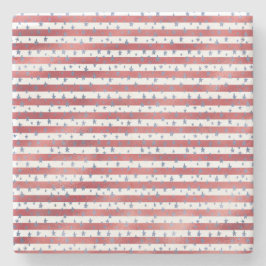 星のストライプ赤白青 ストーンコースター