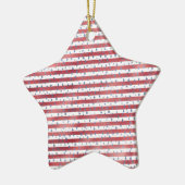 星のストライプ赤白青 セラミックオーナメント (左)