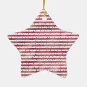 星のストライプ赤白青 セラミックオーナメント (裏面)