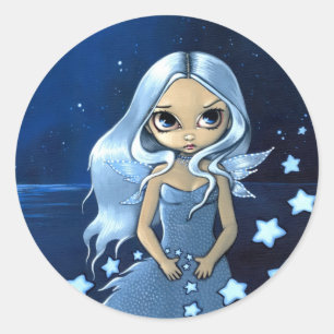 「星のスピナー」ステッカー ラウンドシール