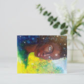 星のセージ – サラスワティ葉書 ポストカード (スタンド正面)