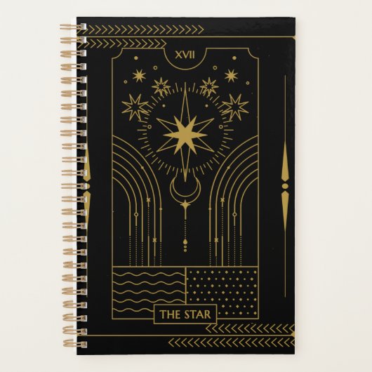 星のタロットのカード芸術 プランナー手帳 (正面)