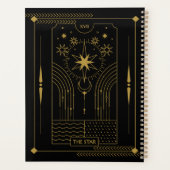 星のタロットのカード芸術 プランナー手帳 (裏面)