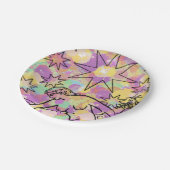 星のタロットのパーティー ペーパープレート (アングル)