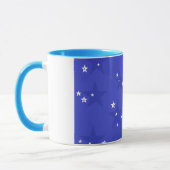 星のデザインのマグ マグカップ (左)