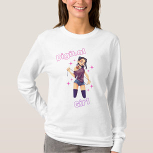 星のデジタル少女 Tシャツ