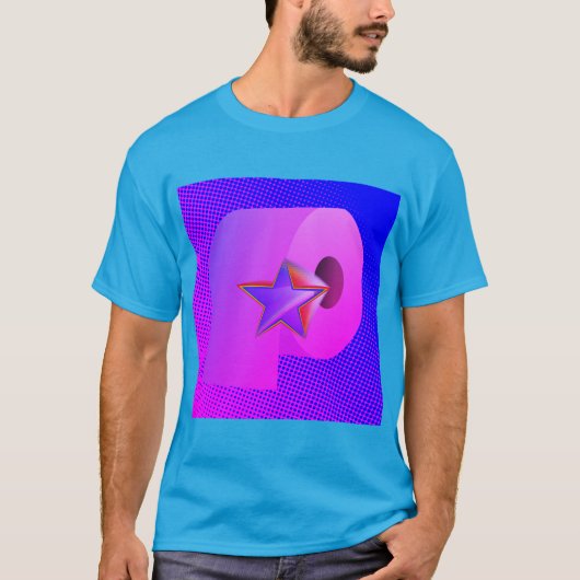 星のトイレットペーパー – ふだん使いの遊び心 Tシャツ (正面)