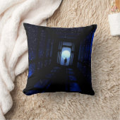 星のトンネルIII/Brokenのサファイア、枕 クッション (ブランケット)