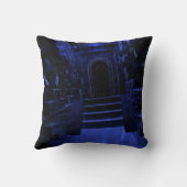 星のトンネルIII/Brokenのサファイア、枕 クッション (裏面)