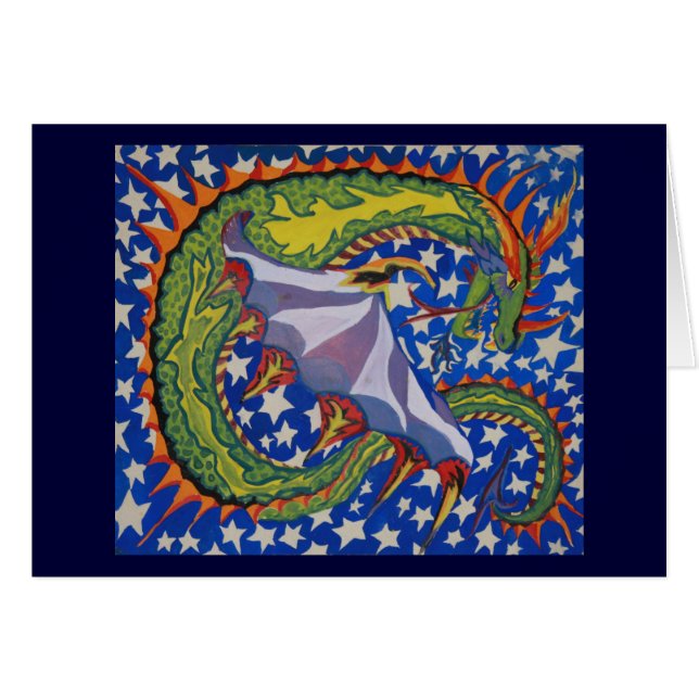 星のドラゴン (正面横)