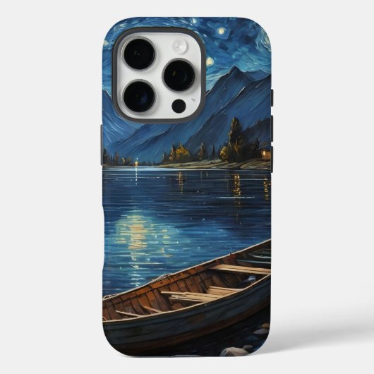 「星のドリフト:宇宙の下の魚釣り Case-Mate iPhoneケース (裏面)