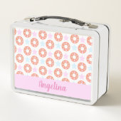 星のドーナツMixパターカラフルン名 メタルランチボックス (裏面)