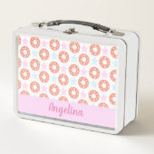 星のドーナツMixパターカラフルン名 メタルランチボックス (正面)