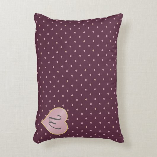 星のハートにポートアクセントピロー アクセントクッション (正面(垂直))