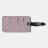 星のハート内のポート荷物タグ ラゲッジタグ (裏面横)