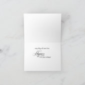 星のバースデー・カードで願いを作って下さい カード (内部)