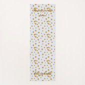 星のパターン文字リーチ星ヨガマット ヨガマット (正面)