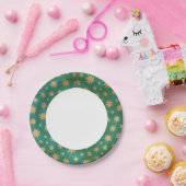 星のパターン ペーパープレート (パーティー)