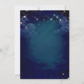 星のパーティの招待状 招待状 (裏面)