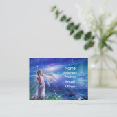 星のファンタジーの空の名刺 名刺 (スタンド正面)