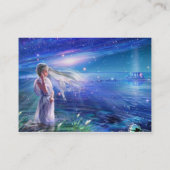 星のファンタジーの空の名刺 名刺 (裏面)