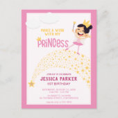 星のプリンセス、魔法のウィッシュ ポストカード (正面)