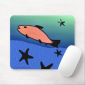 星のマウスパッドとの水泳 マウスパッド (マウス)