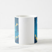 星のマグカップに達する コーヒーマグカップ (中央)