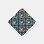 星のマンダラ疑問に思出生幾何瓦 スタンダードカクテルナプキン (角)